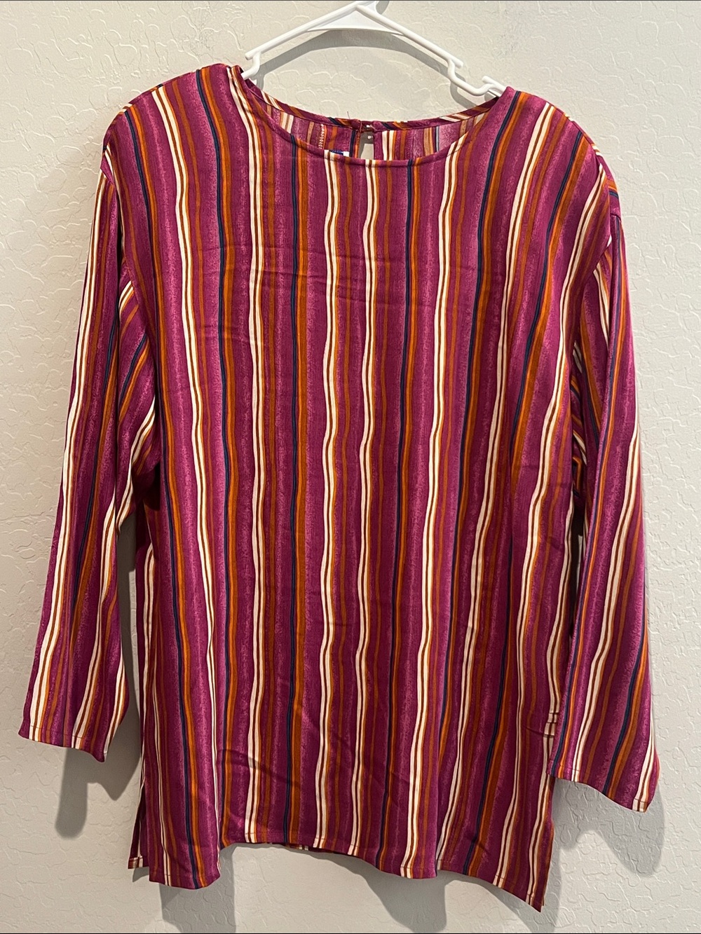 Pendleton Striped Long-Sleeve Women’s Tunic top size Small